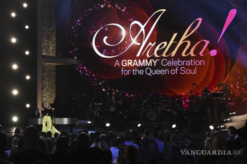 $!Celine Dion rinde tributo a Aretha Franklin en &quot;Aretha! A GRAMMY Celebration For The Queen Of Soul”