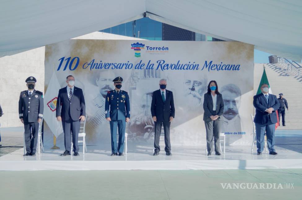 $!Ayuntamiento de Torreón conmemora la gesta revolucionaria