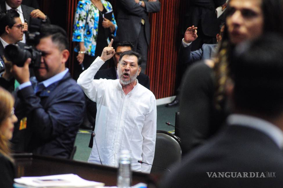 $!Muñoz Ledo y Fernández Noroña protagonizan 'round' en la Cámara de Diputados