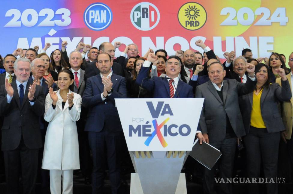 $!A mediados de enero se anunció mediante una conferencia de prensa el regreso de la alianza Va Por México, integrada por el PRI, PAN y PRD. | Foto: Cuartoscuro