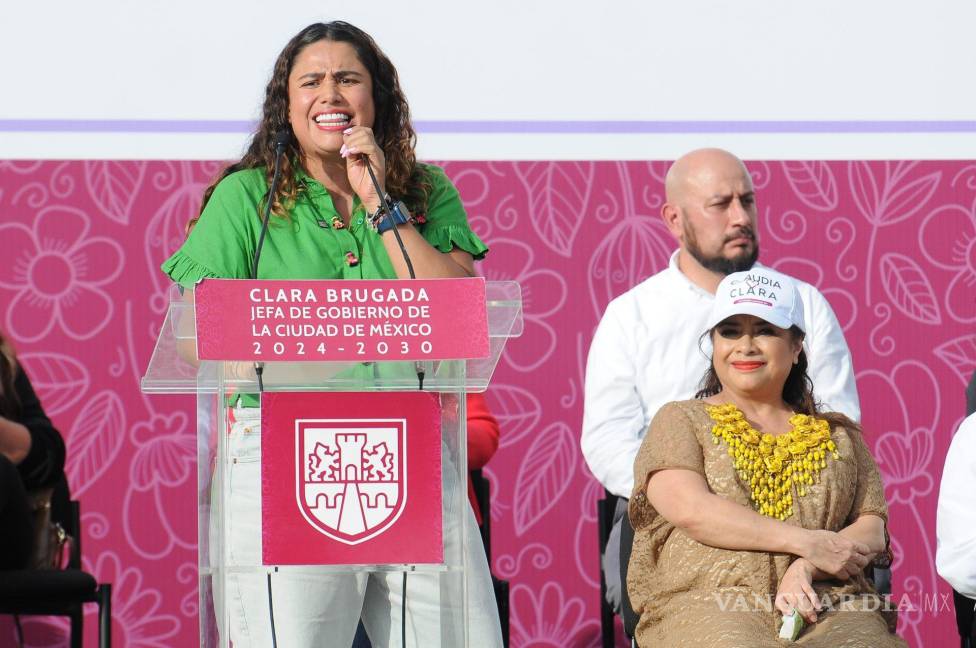 $!Caty Monreal, ex candidata a la Alcaldía Cuauhtémoc, participa en el evento de Clara Brugada como parte de su gira del agradecimiento.