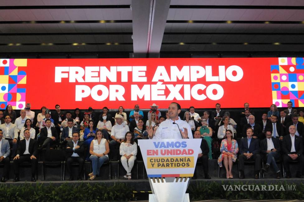 $!La alianza “Va por México” presentó su método para seleccionar a quien será en Responsable de la Construcción de un Frente Amplio por México | Foto: Cuartoscuro.