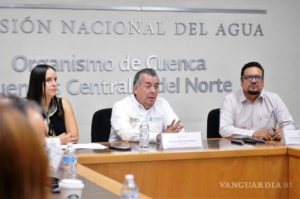 $!Autoridades municipales y representantes de CONAGUA destacaron la relevancia del proyecto hídrico para La Laguna.