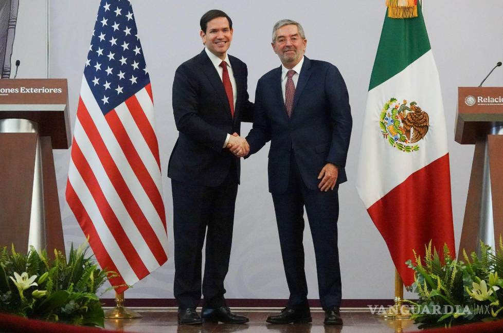 $!Juan Ramón de la Fuente, secretario de Relaciones Exteriores, y Marco Rubio, secretario de Estado de los Estados Unidos, ofrecieron conferencia de prensa.