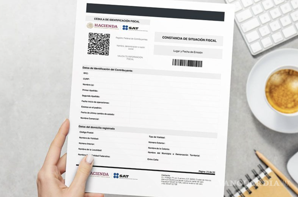 $!El SAT informó oficialmente que la Constancia de Situación Fiscal no es un requisito obligatorio.