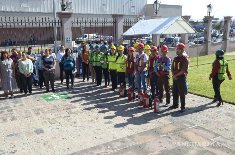 $!Con simulacros celebran en Coahuila el Día Nacional de Protección Civil