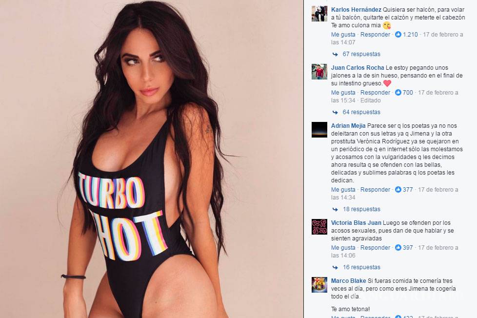 $!Así de fuerte es el acoso sexual que sufre Jimena Sánchez en redes sociales