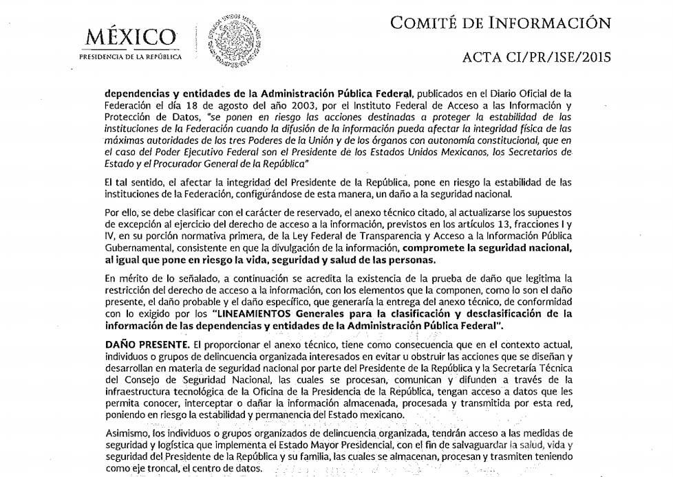 $!Peña Nieto paga 128 mdp por centro de datos a empresa cuyos dueños son un misterio... y congela datos