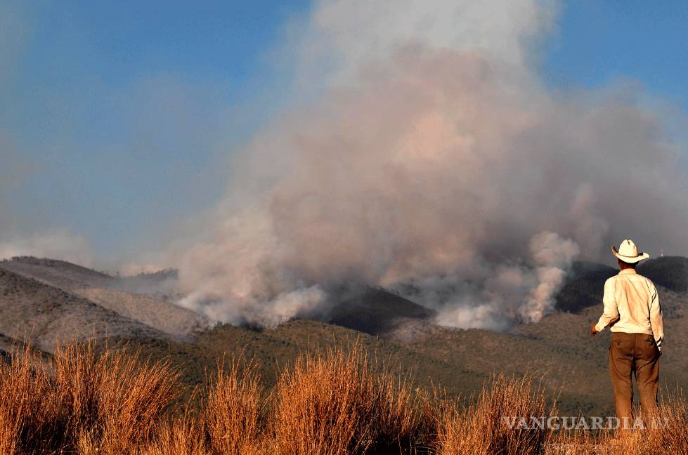 Automovilistas reportan incendio en la Saltillo-Monterrey