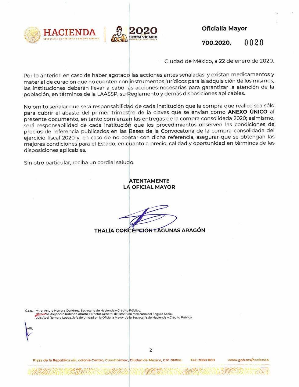 $!Gobierno de AMLO admite su culpa en el desabasto de medicamentos y saben que seguirá hasta marzo