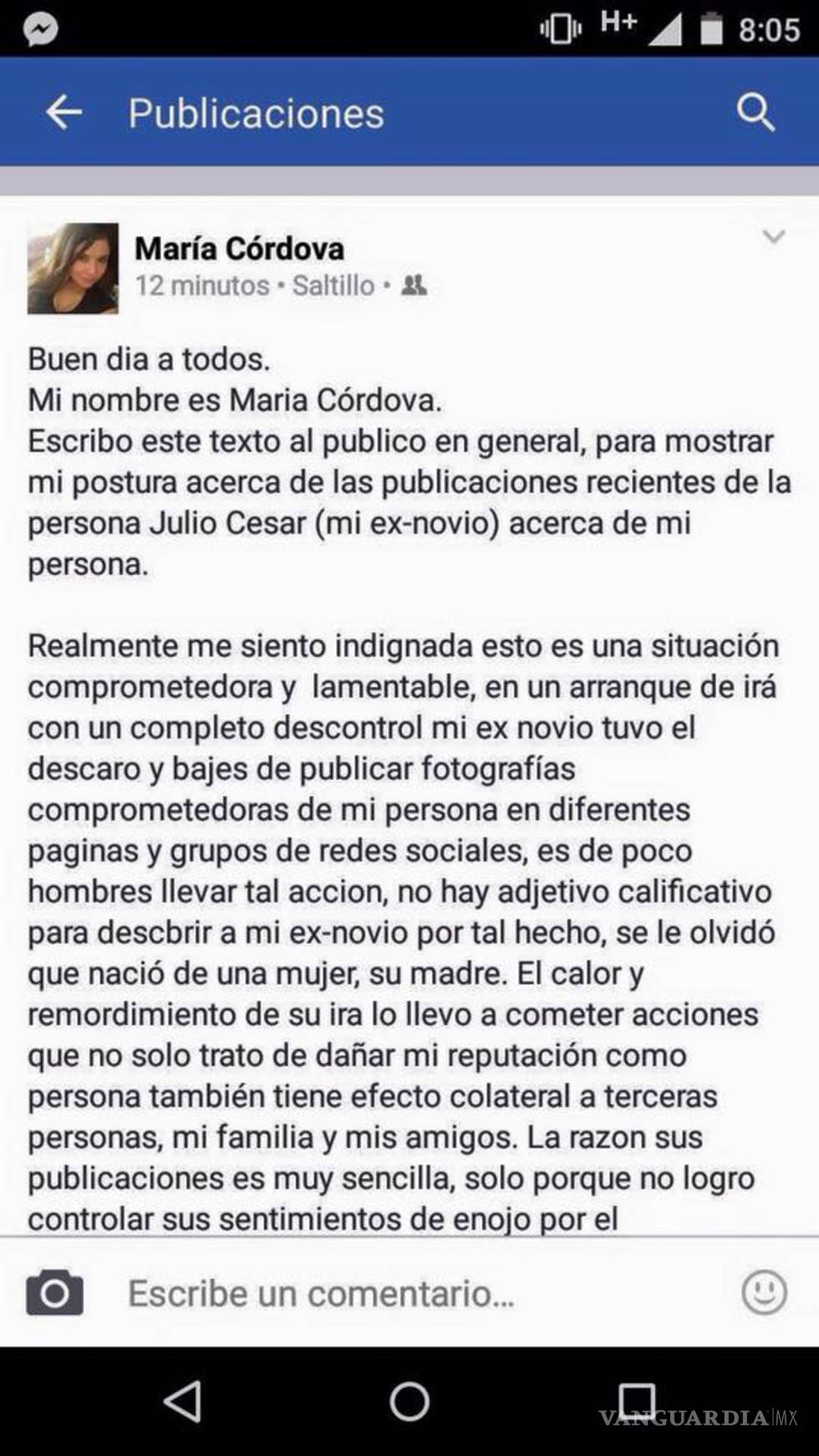 $!Alertó víctima de acoso; exnovio logra ultimarla