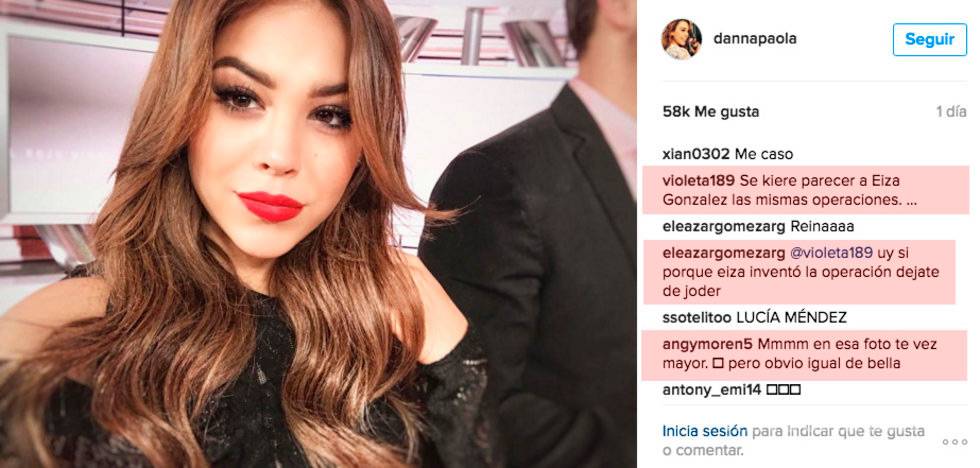 $!Danna Paola recibe críticas sobre su nueva apariencia