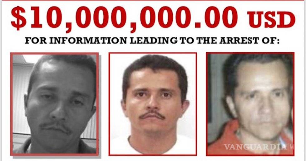 $!Estos son los capos mexicanos más buscados por EU, y sus millonarias recompensas