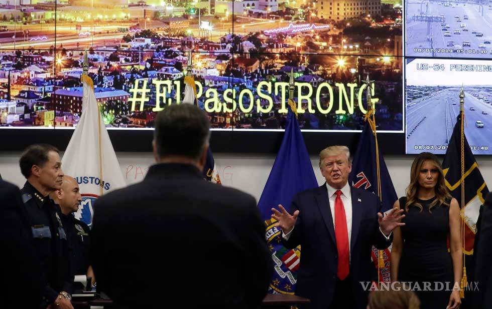 $!Donald Trump elogia a policías de El Paso: Ustedes son muy especiales, no hay nadie mejor