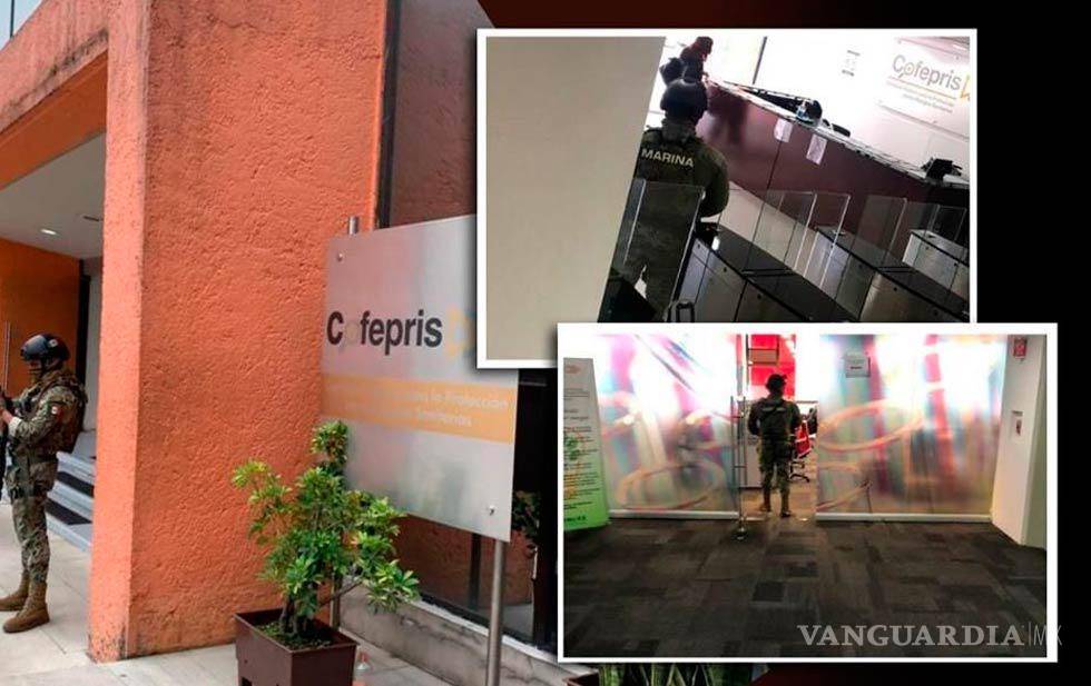 $!La Marina ‘limpia’ Cofepris, caen 32 funcionarios; plazas serán ocupadas por militares