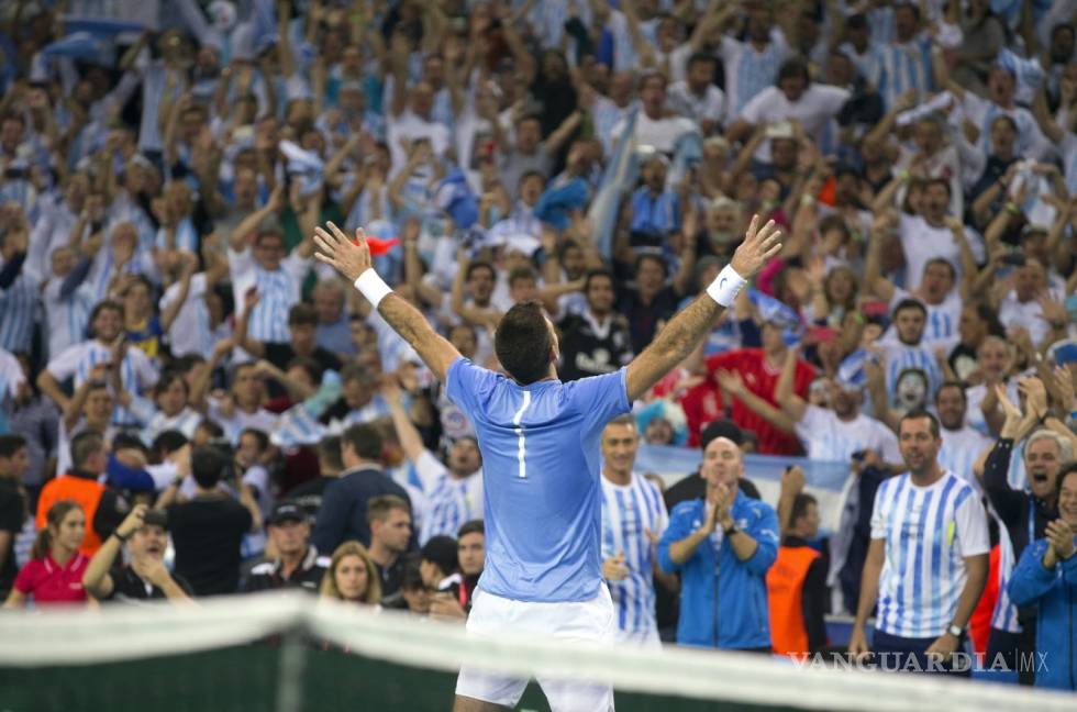 $!Del Potro mantiene viva la esperanza para Argentina en Copa Davis