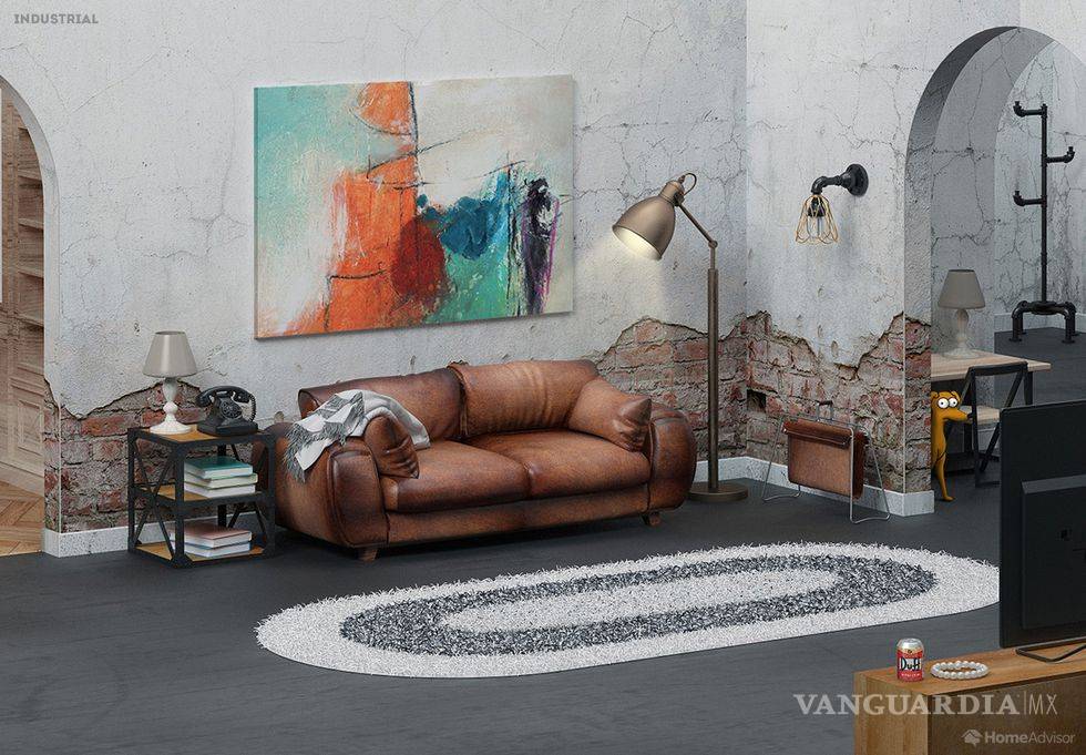 $!Así luciría la sala de Los Simpsons en la vida real