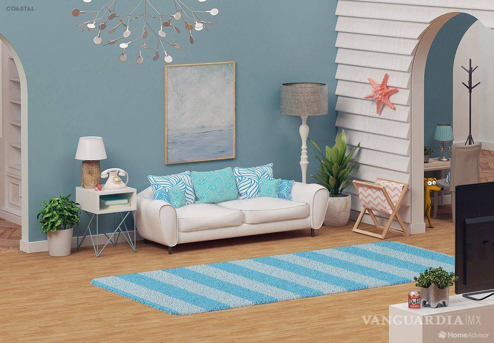 $!Así luciría la sala de Los Simpsons en la vida real