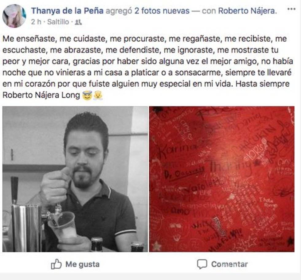 $!“Casual aquí, a punto de morir”, postea en su cuenta de Facebook y una hora y media después fallece en accidente por exceso de velocidad