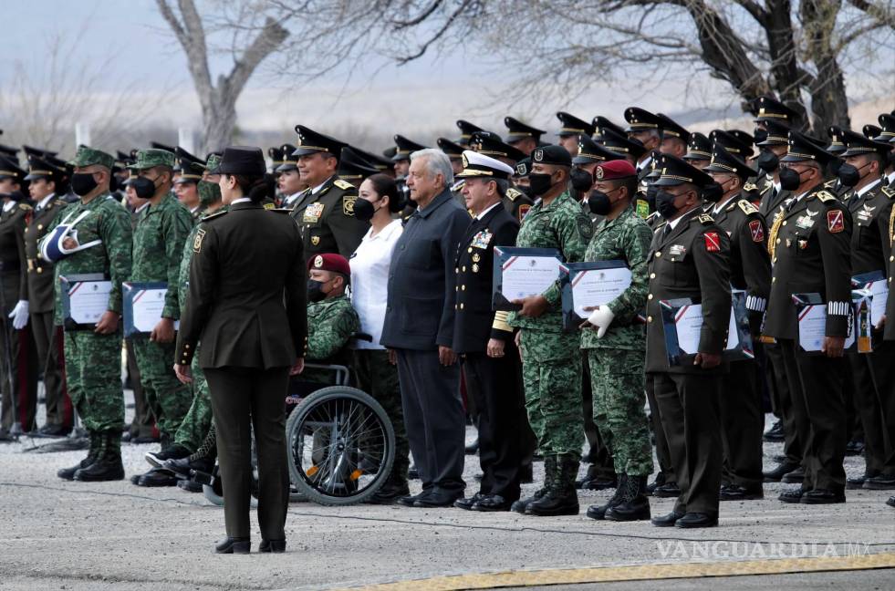 Coahuila: ‘Jamás daré la orden de que se reprima al pueblo’, dice AMLO en Aniversario del Ejército
