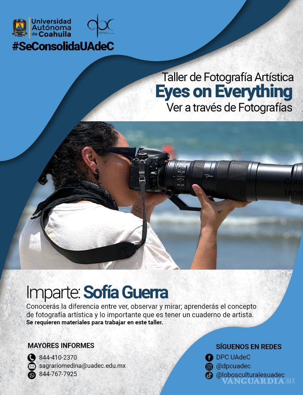 $!¿Quieres aprender fotografía, dibujo o escultura? La UAdeC abre sus talleres y diplomados