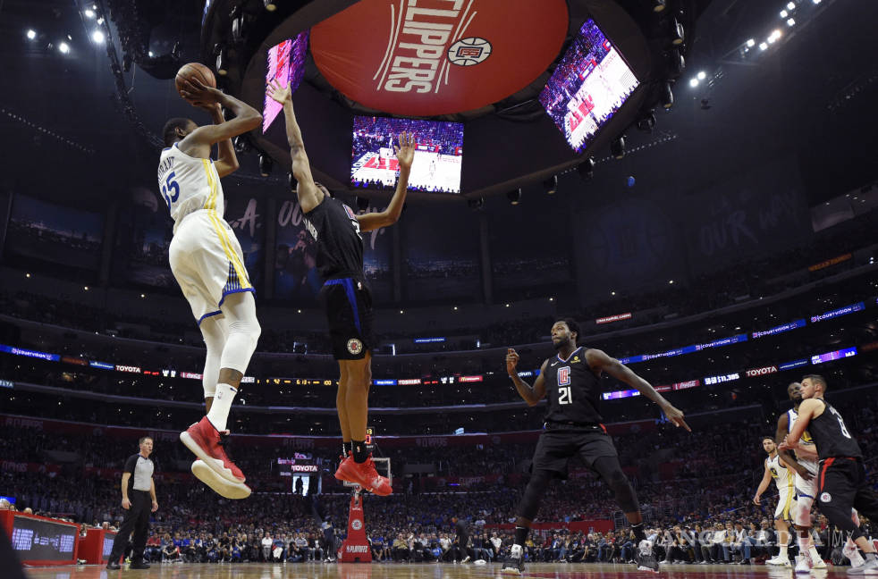 $!Kevin Durant pone a los Warriors a un juego de ganar la serie ante Clippers