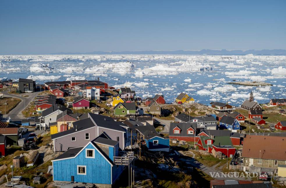 $!La ciudad de Ilulissat, Groenlandia. El presidente electo Donald Trump ha hablado repetidamente de su deseo de apoderarse de Groenlandia.