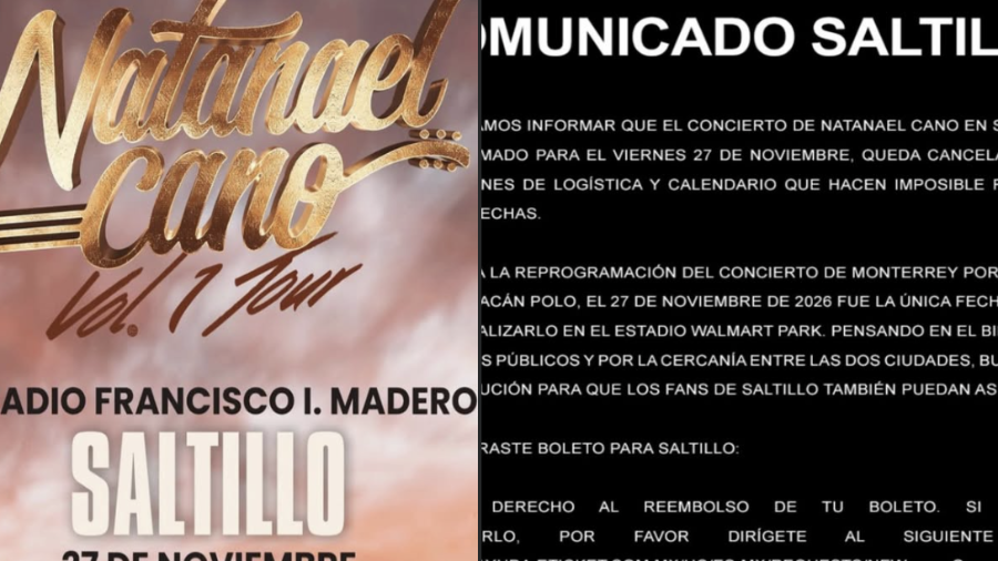 El paso del huracán Polo obligó a reprogramar la presentación en el Estadio Walmart Park de Monterrey para el 27 de noviembre.