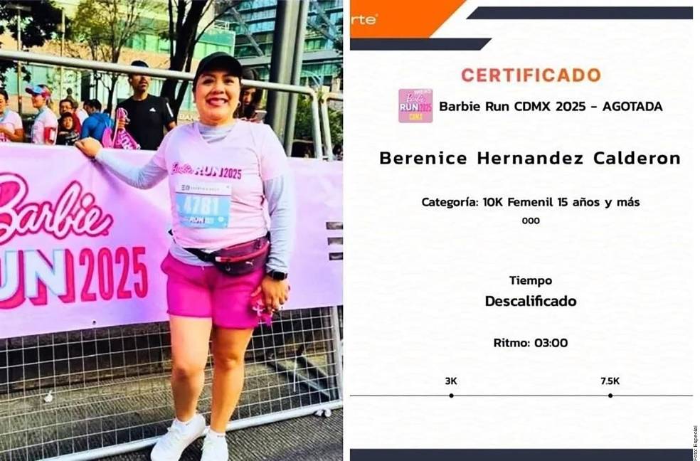 $!Exhiben a Alcaldesa de CDMX por trampa en carrera