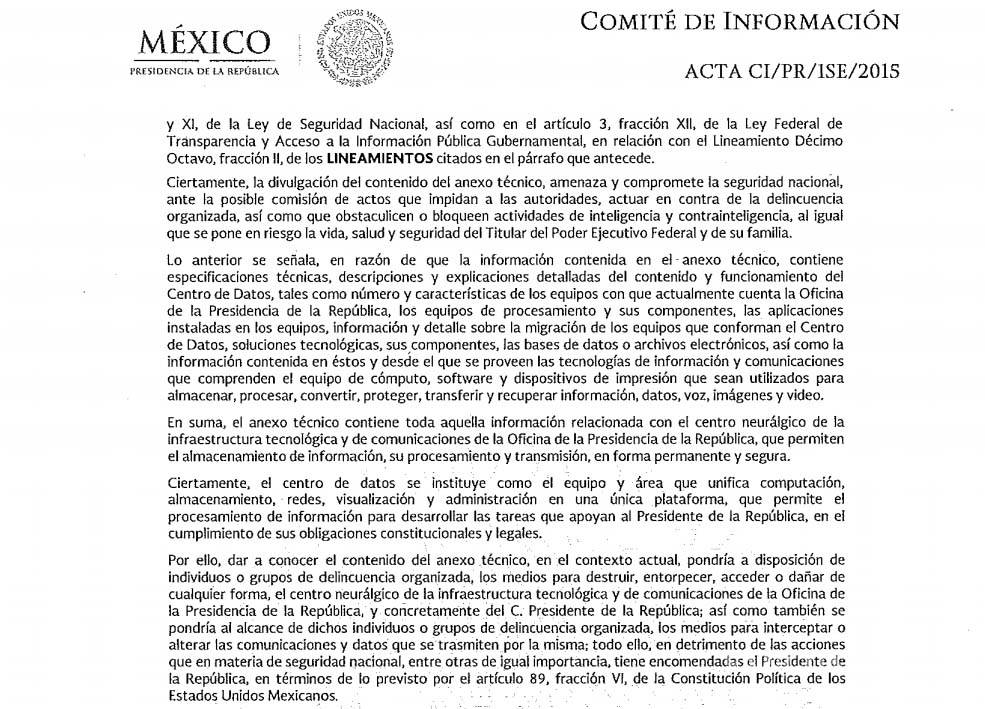 $!Peña Nieto paga 128 mdp por centro de datos a empresa cuyos dueños son un misterio... y congela datos