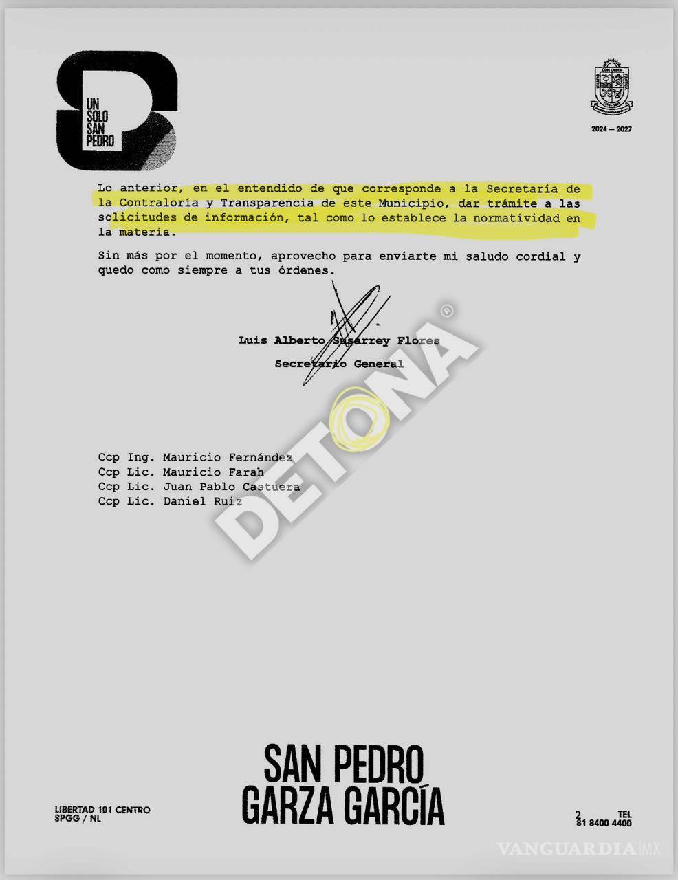 $!Comunicado de Cómo Vamos Nuevo León.