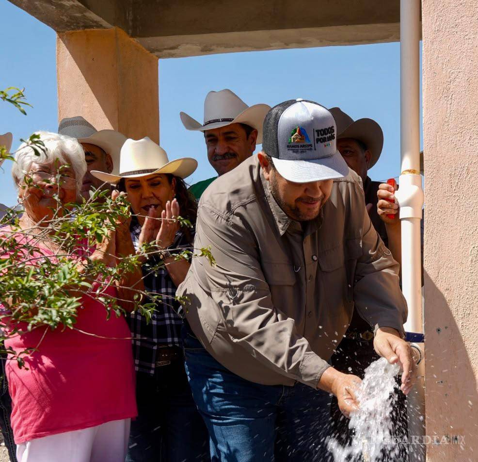 $!El mejoramiento del abasto de agua forma parte de las acciones realizadas en distintos ejidos de Ramos Arizpe.