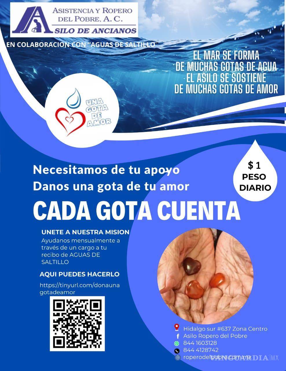 $!La directora del asilo, Paulina Udave, presentó la campaña “Gota de amor”, una iniciativa para recaudar fondos.