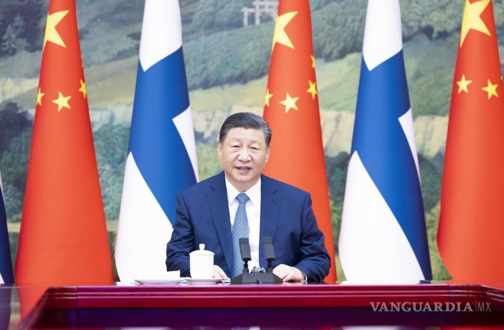 $!El presidente chino Xi Jinping se reúne con el presidente finlandés Sauli Niinisto a través de un enlace de vídeo en Beijing, China, 10 de enero de 2024.