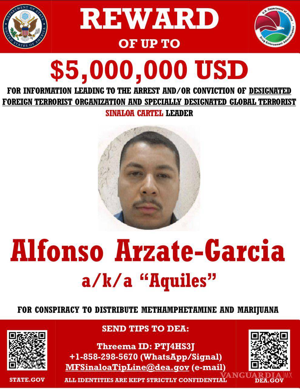 $!EU ofrece 10 millones de dólares por los hermanos Arzate-García, del líderes del Cártel de Sinaloa en Tijuana