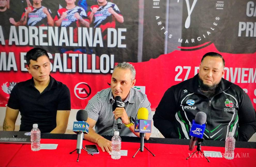 $!La rueda de prensa contó con la presencia de medios, patrocinadores y fanáticos interesados en las artes marciales mixtas.
