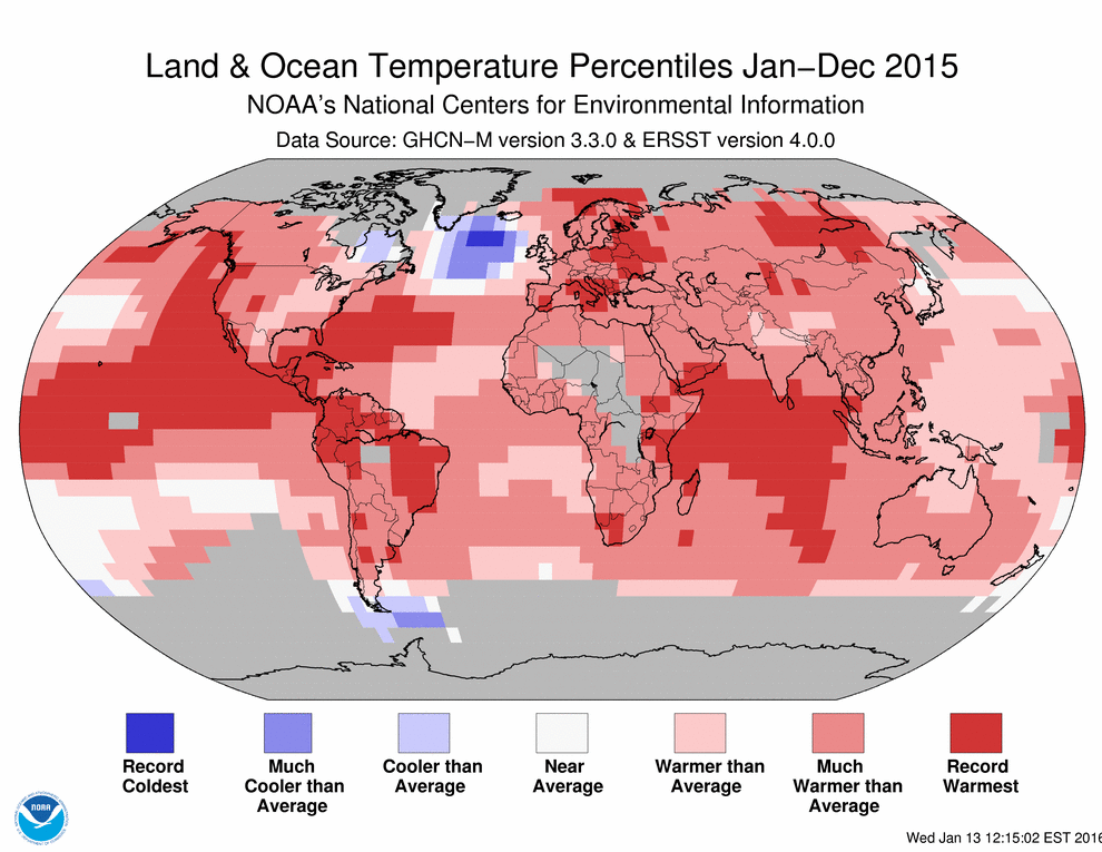 $!Año 2015, el más caliente jamás registrado