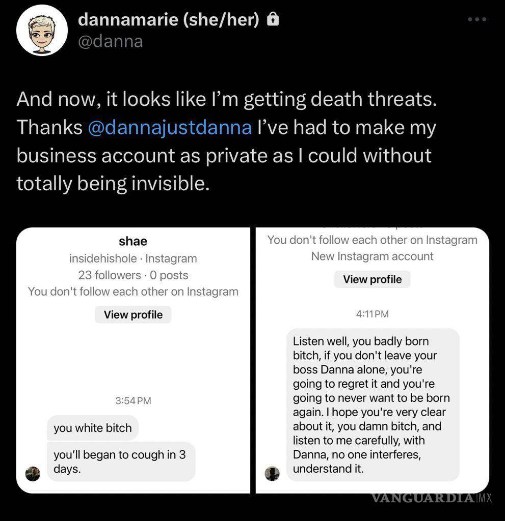 $!¿Por qué están cancelando a Danna Paola? Se desata polémica en X por cambio de nombre y acoso a usuaria