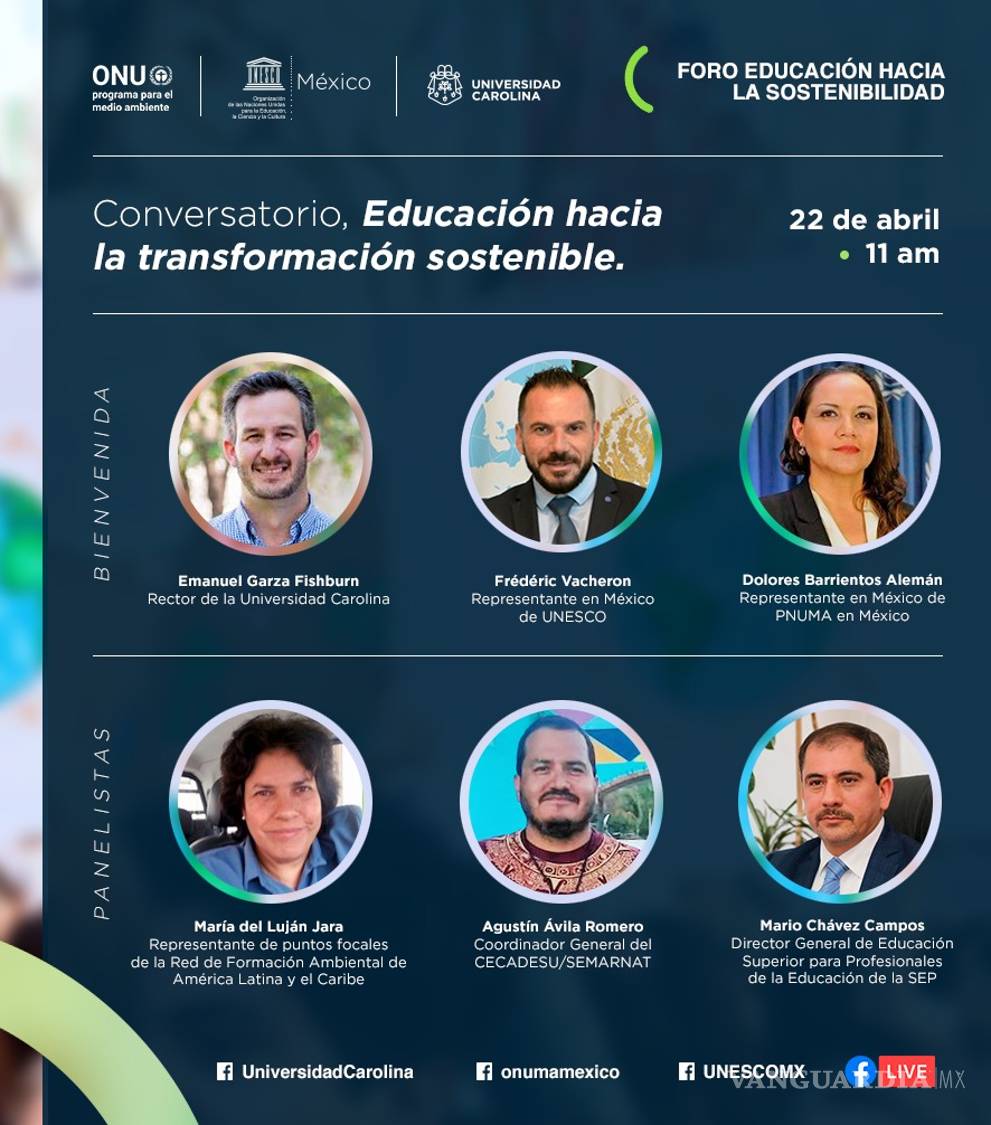 $!La Universidad Carolina, ONU Medio Ambiente y UNESCO sumando esfuerzos por la educación para la sostenibilidad