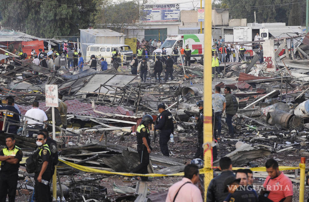 $!'La explosión nos levantó del suelo': Sobreviviente de Tultepec