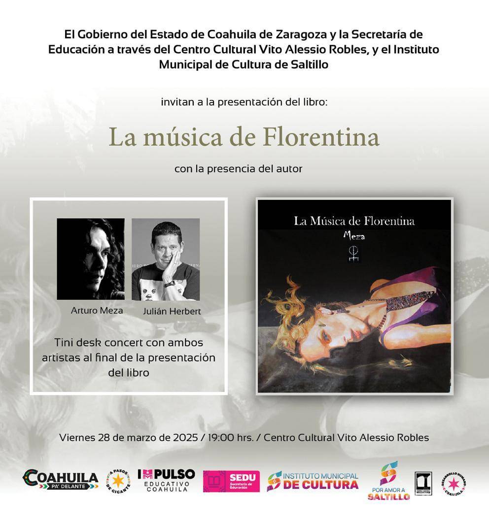 $!¿Qué hacer en Saltillo? Concierto de Pesado &amp; Costumbre, teatro local, y presentación de libro con Julián Herbert