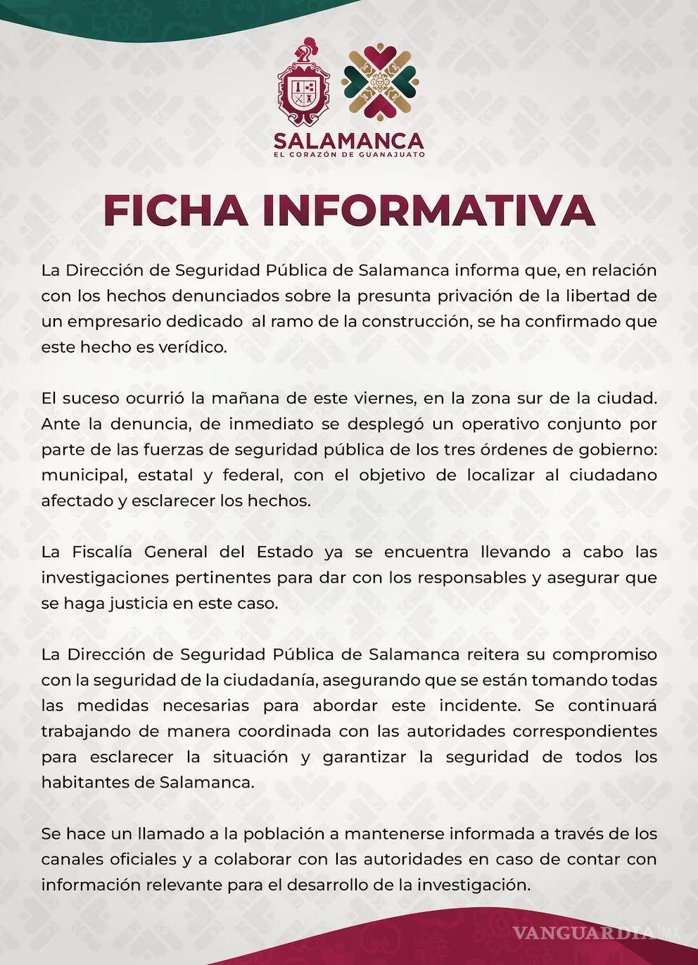 $!Rescatan con vida a Gerardo Arredondo tras operativo en Salamanca; detienen a sospechosos y abaten a uno