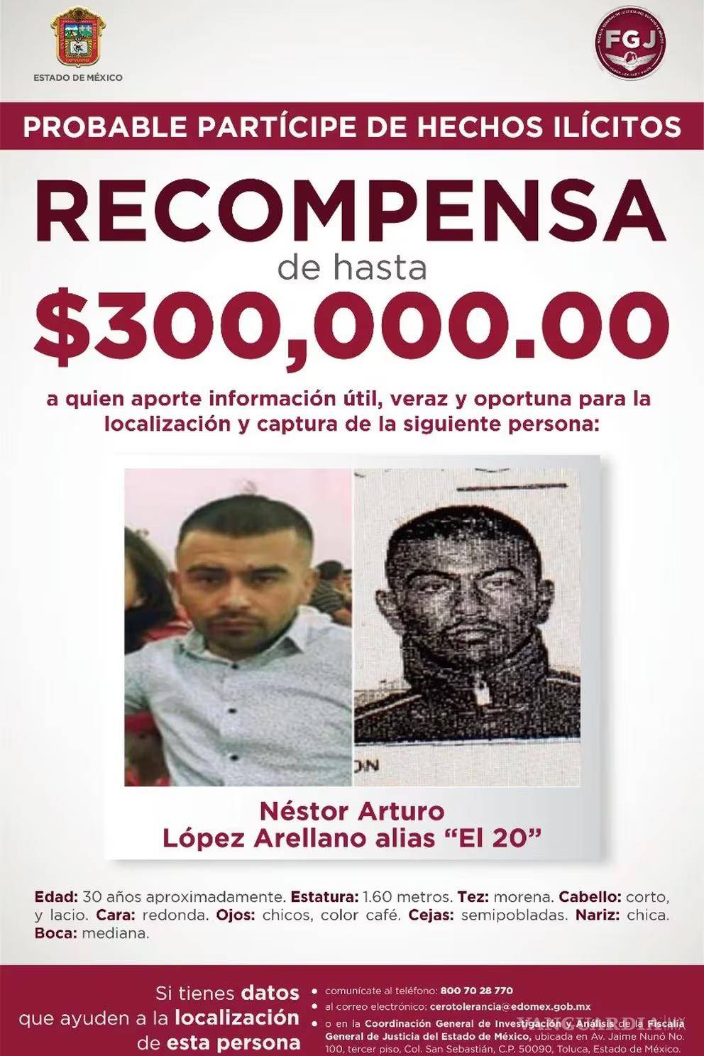 $!Cae ‘El 20’ en Polanco: ¿Quién ese Néstor López Arellano, presunto líder criminal del ‘Nuevo Imperio’?