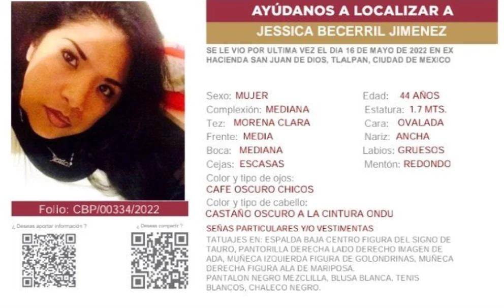 $!Jessica Becerril Jiménez también está desaparecida, desde el 16 de mayo