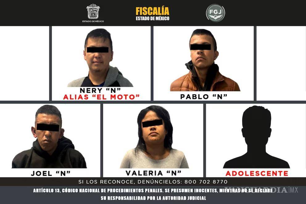$!La Fiscalía General de Justicia del Estado de México (FGJEM) detuvo en Jilotepec a cinco personas, incluyendo a un presunto líder de la Familia Michoacana y un menor de edad.