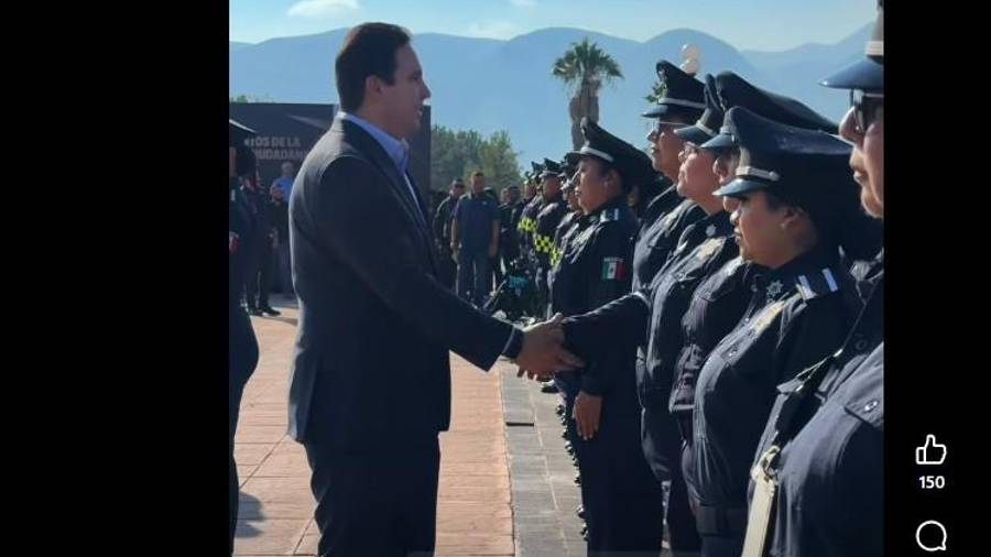 El alcalde Javier Díaz anunció la incorporación del total de la Policía Municipal al programa de vivienda del Infonavit.