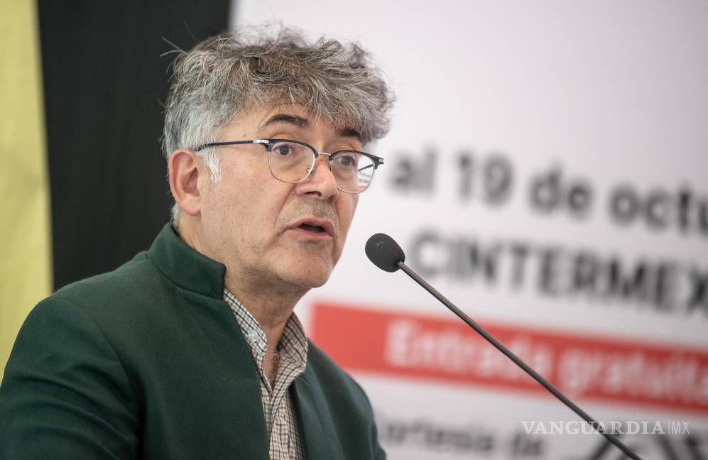 $!El embajador de Colombia en México, Carlos Fernando García Manosalva, habla este martes durante una rueda de prensa en la ciudad de Monterrey.