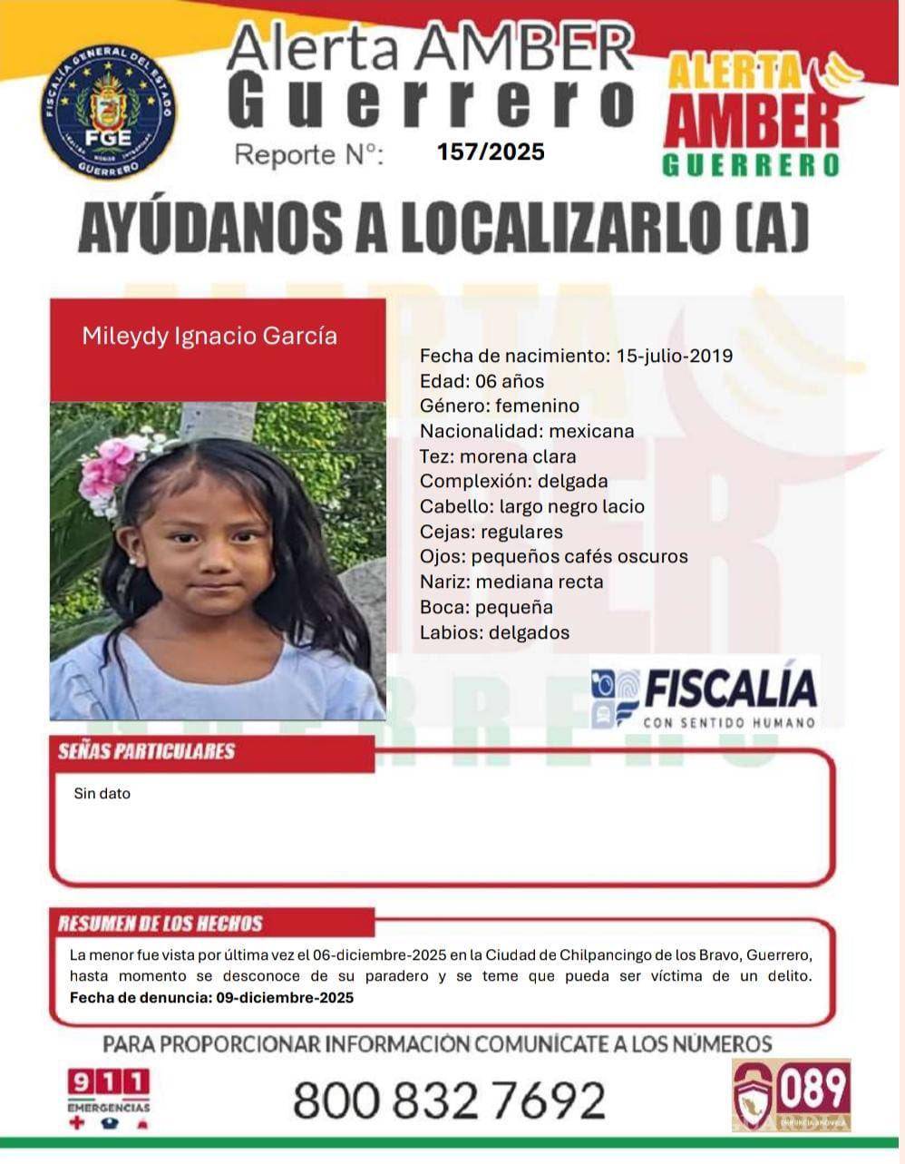 $!Las fichas de búsqueda de Zenaida García y sus hijos fueron difundidas en todo Guerrero como parte de las acciones de rastreo