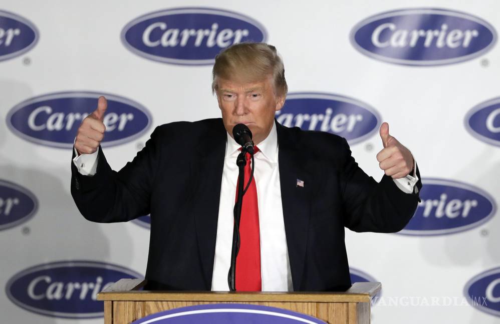 $!¿Cómo convenció Trump a Carrier de quedarse en EU? Le ofreció incentivos fiscales