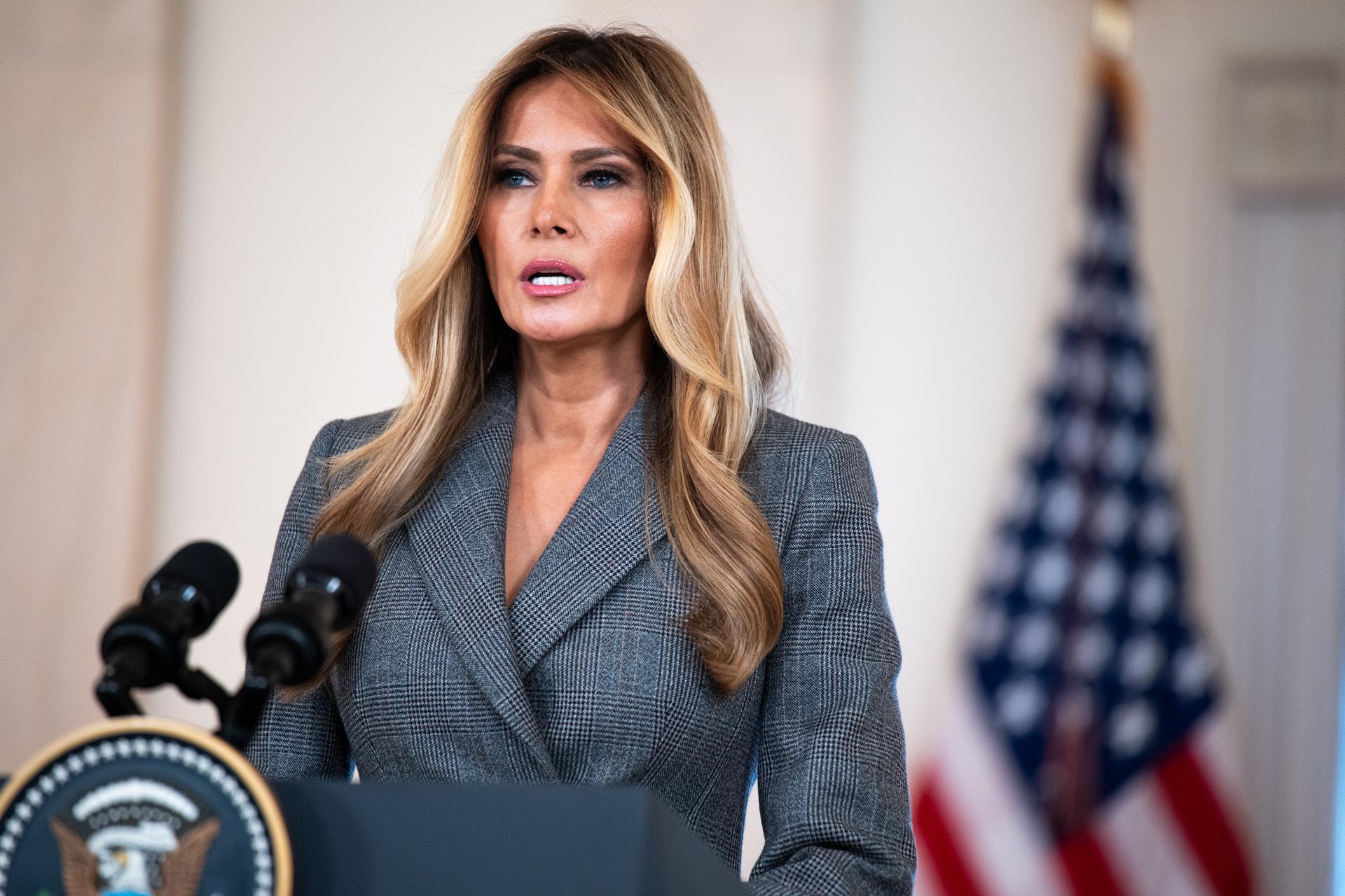 Melania Trump niega ser víctima y tener cualquier relación con Jeffrey Epstein